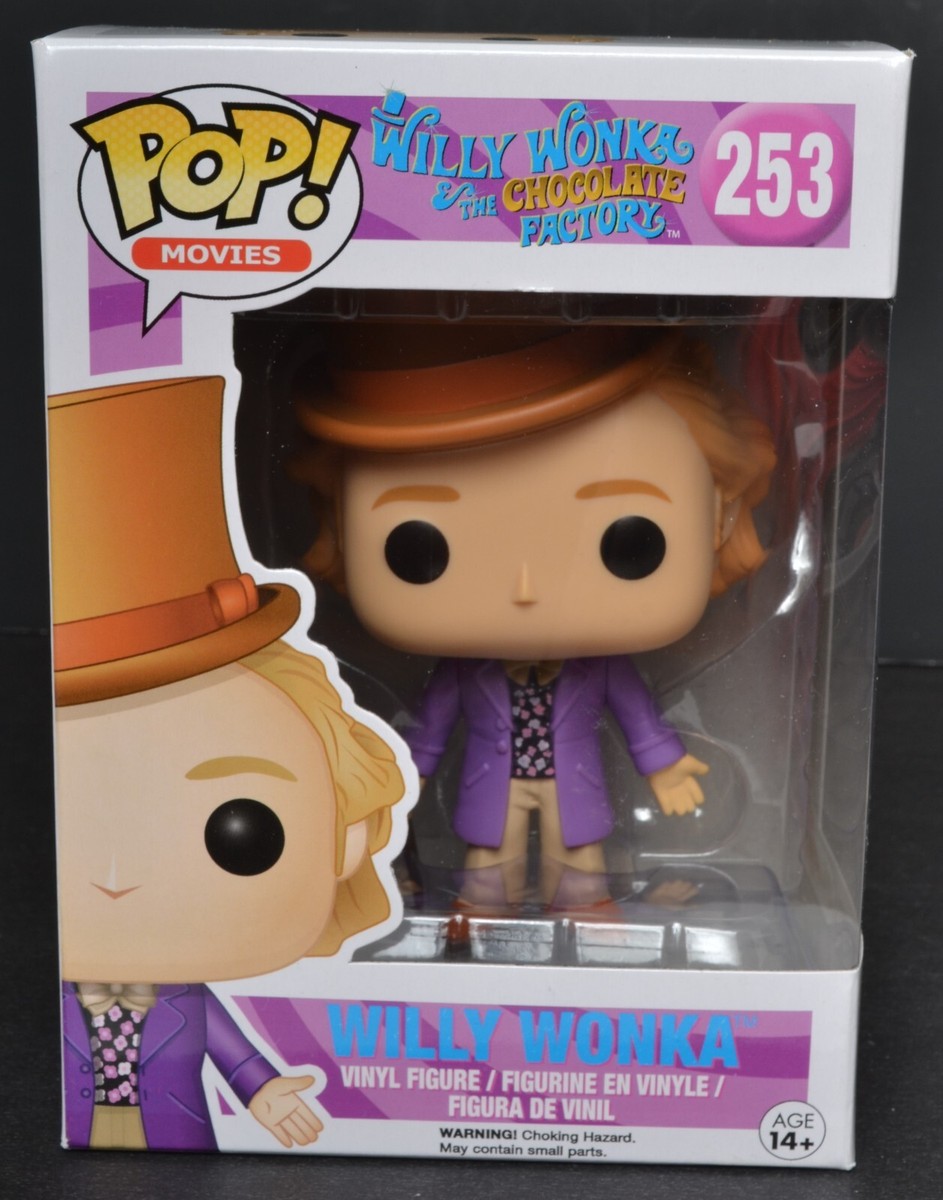 Funko Pop 'Movies' WILLY WONKA Vinyl Figure #253 New NRFB
