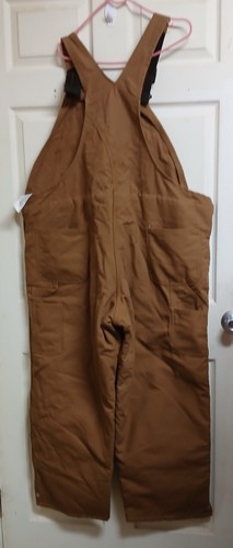 Mono con tirantes Carhartt FRR44 BRN acolchado aislado doble rodilla 42 x 30 - Imagen 2 de 22