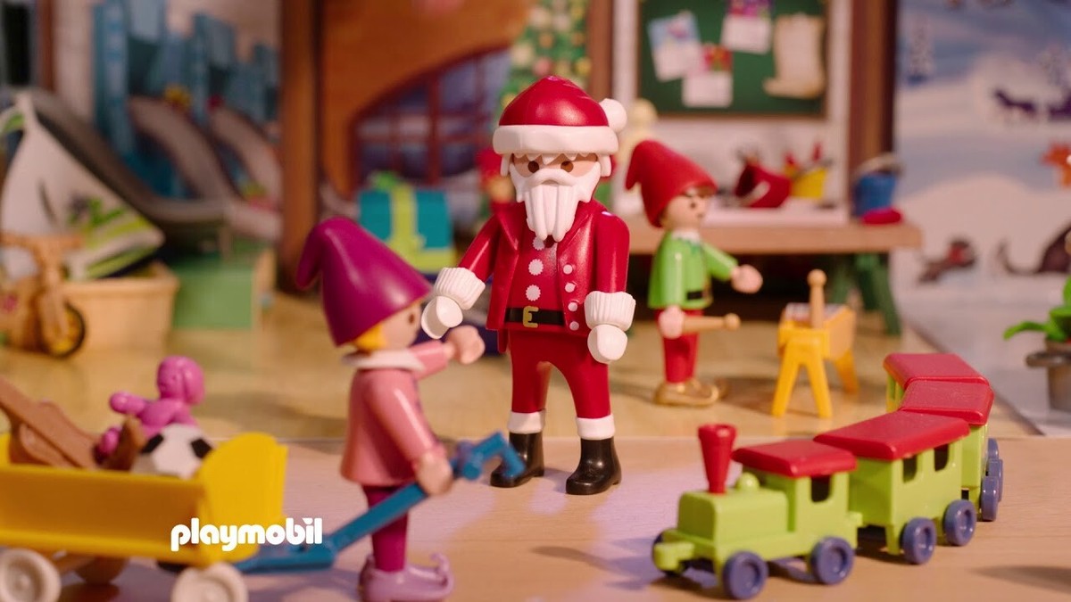 Calendrier De L'Avent Playmobil 9264 - La Fabrique Du Père Noël - Neuf