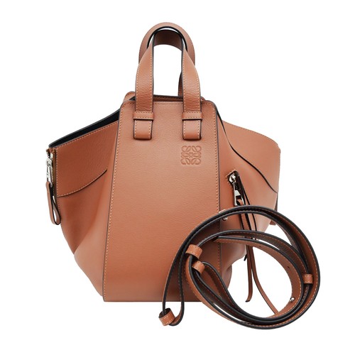 Loewe Hammock Leather Brown Shoulder Bag Women's UDB733 #UDB733