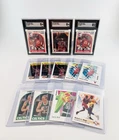 12 Michael Jordan & Larry Bird Sport Cards SGC Graded 1989-92 NBA Hoops SkyBox