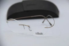 NEW SILHOUETTE SPX 5515 CV 8540 GUNMETAL GREY AUTHENTIC FRAME EYEGLASSES 50-19