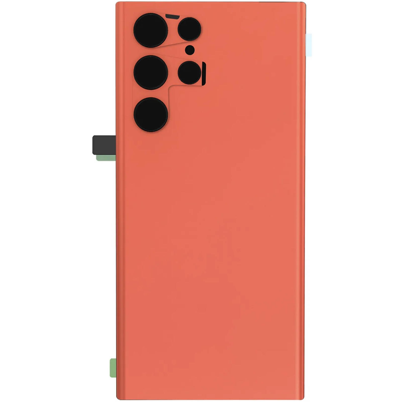 Vitre arrière Samsung S22 Ultra rouge Clappio pour remplacer votre face arrière endommagée