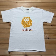 Vintage 90s Disney The Lion King Broadway Musical Graphic T-Shirt Youth - Medium