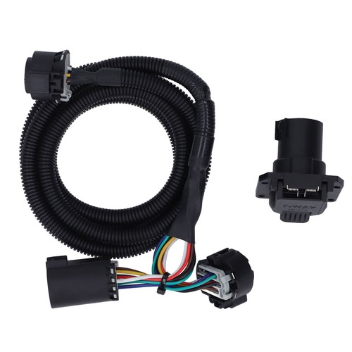 7 Pin Trailer Wiring Harness 56070 Black For 1500 Classic 2019‑2021 SLS - Picture 5 of 24