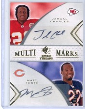 Charles-Forte Multi Marks Dual Auto /299 (RC): 2008 SP Rookie Threads Football