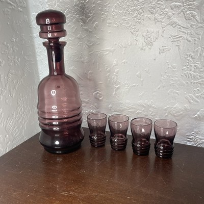Sultan carafe & glass set designed by Nanny Still for Riihimäen Lasi 1966-1969