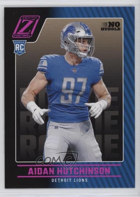 2022 Panini Zenith Rookies No Huddle Aidan Hutchinson #113 Rookie RC 9h3