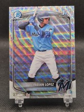 2025 Bowman Chrome Prospects Wave Refractor /350 Fabian Lopez #BCP-19
