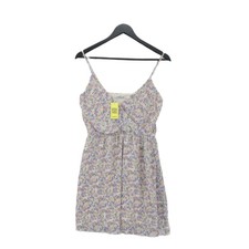 NA-KD Women's Midi Dress UK 8 White 100% Polyester A-Line