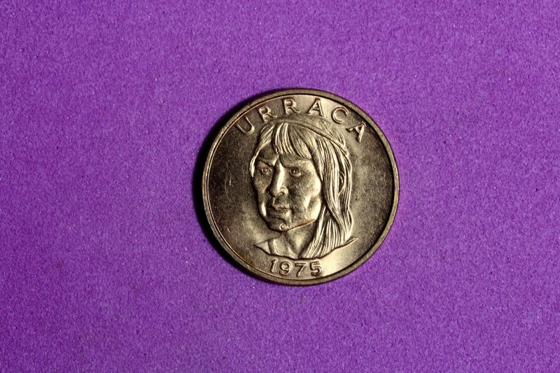 1975 Panama Set Issue 1 Centesimo Copper-Plated Zinc Coin #M26104