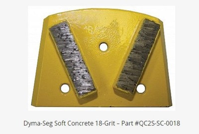 Edco Dyma Segs Diamond Pad Soft Concrete 18 Grit 3Pk