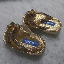 Gold Agaland Children Flip Flops