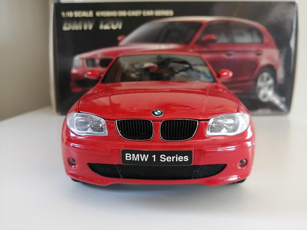 京商 kyosho BMW 120i 1シリーズ E87 Red 1/18 Kyosho BMW 120i E87 Red Diecast Model 1/18 Scale Vintage