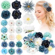 21 Pcs Flower Hair Clip Rose Hair Clips Barrettes for Women Flower Accessories B