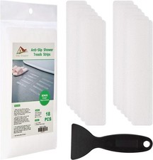 Non Slip Bathtub Strips 18 PCS Larger Adhesive Anti Slip Shower Stickers for ...