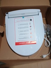 Brondell CL1700-RW Swash Round Advanced Bidet Seat Fits Round Toilets, White
