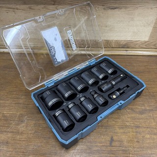 ERBAUER HEX SHANK NUT & SOCKET DRIVER BIT SET 12 PIECES
