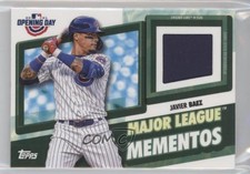 2021 Topps Opening Day Major League Mementos Relics Javier Baez #MLMR-JB 7ba