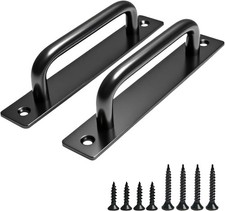 2PCS 5.8 Inch Barn Door Handles Sliding Door Pulls Cabinet Gate Hardware 2PK Set