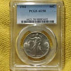 Photo of a 1944-P Walking Liberty Half Dollar from an eBay listing that sold on Jul 22, 2026
