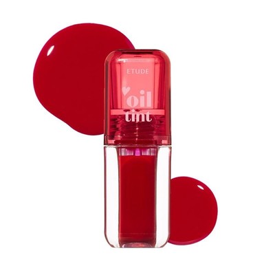 Etude Dear Darling Lip Oil Tint Shade 01- Real Cherry, (4.2ml)