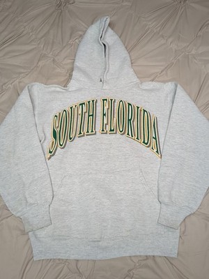 USF South Florida Bulls Hoodie Small Boxy Pullover Sweatshirt Gray College