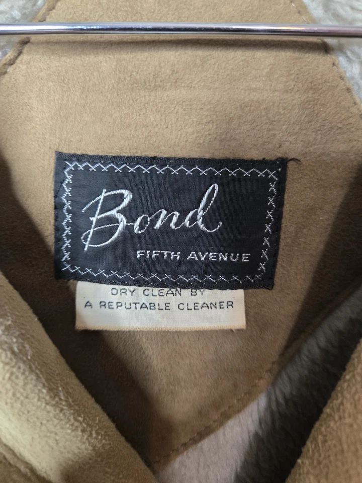 Chaqueta de gamuza Bond Fifth Avenue de colección para hombre talla 46 Foto 2 de 4