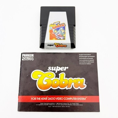 Super Cobra Atari 2600 Spiel Modul mit Anleitung PAL