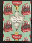 Coca-Cola Retro Style 1 oz .999 Silver Colorized Bar Vintage