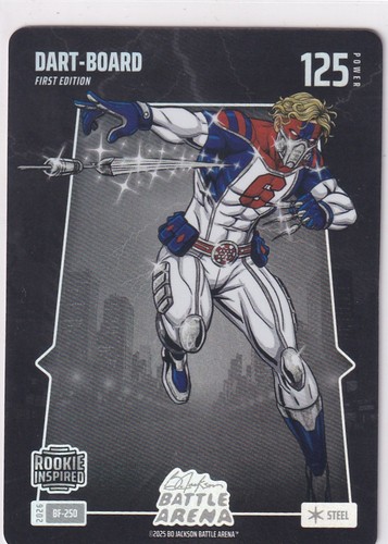 2025 Bo Jackson Battle Arena Dart-Board Steel BF-250 Jaxson Dart Rookie PWE
