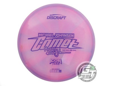 NEW Discraft [JOHANSEN] Z Swirl Comet 177+g Lilac Purple Stamp Midrange Disc