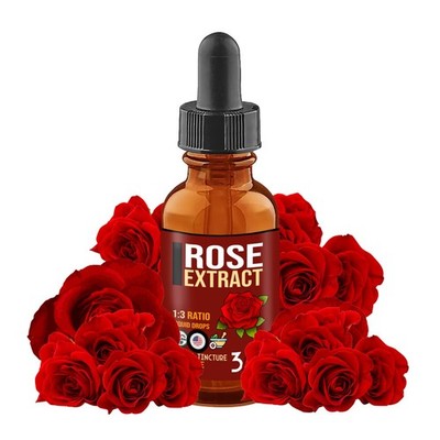 Rose extract - Rose Petal Tincture - Traditional Herbal Classic - USA Grown