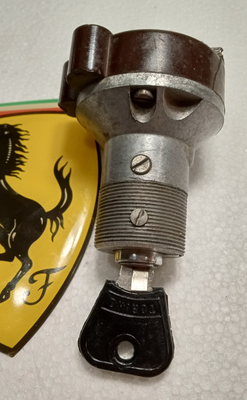 Ferrari 250 Ignition Switch Parts_Housing_Lock Cylinder_Torino CEAM Key Blank