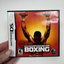 Showtime Championship Boxing (Nintendo DS) Complete w/ Manual - Clean & Tested