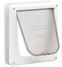 PetSafe 4-Way Locking Indoor Cat Door White P1-4W-11  Open Box 