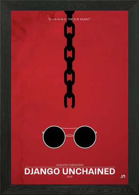 Django Unchained Gerahmtes Wandbild Poster Leinwanddruck Bild