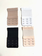 4Pcs Adjustable Bra Extender 3 Hooks with Elastic Underwear Strap Extension