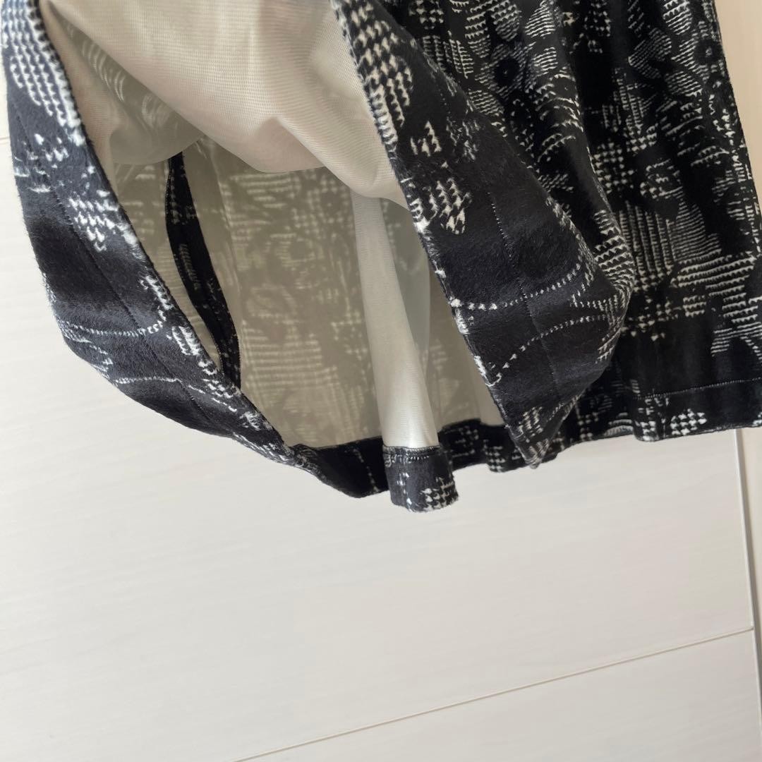COMME des GARÇONS COMCOM Brushed Patterned Skirt … - image 5