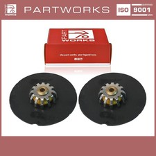 2x Dämpfungsblech Bremssattel für PORSCHE 964 turbo 993 Carrera HINTEN 34mm