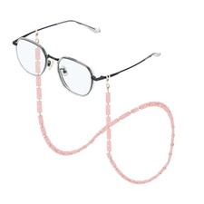 Eyeglass Chains for Women, Acrylic Eyeglass Holder Chain for Glass, Pink
