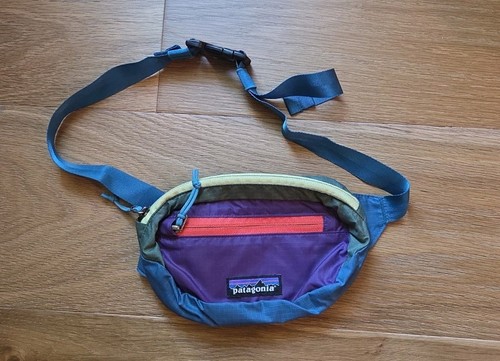 Patagonia ultralight black hole hip pack Purple Green Blue Orange