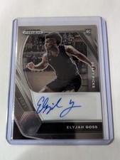 2021 Prizm DPs Elyjah Goss Draft Picks Auto Sp#DP-EGO📈