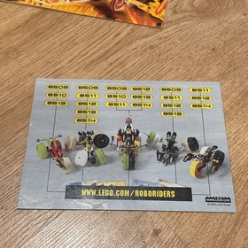 LEGO (8510) (8514): TECHNIC - RoboRiders - LAVA + POWER [2000] 100% Complete