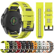 22/26mm Silicone Watch Band Strap For Garmin Fenix 8 7X 7 6X Epix Pro Instinct 3