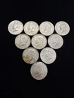 Kennedy Half Dollars Lot of (10) 40% Percent Silver 1965-1969