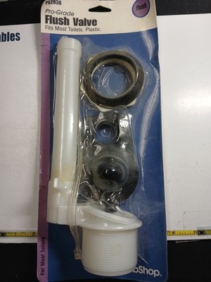 Pro-Grade Toilet Tank Flush Valve Flapper Assembly Kit Futs Most Toilets