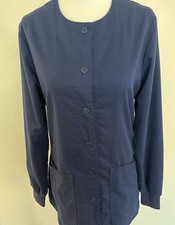 Gray  s Anatomy Women  s Scrub Jacket Size Small Navy Blue