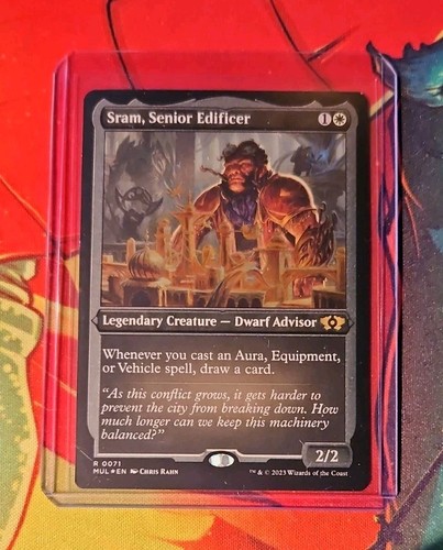 Sram, Senior Edificer (Foil Etched) March of the Machine: Multiverse Legends MTG