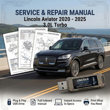 Lincoln Aviator 2020 2021 2022 2023 2024 2025 Service Repair Workshop Manual Usb